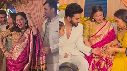 Shraddha Arya Baby Shower Inside Celebration Video Viral, Cake Cutting and Dance With Celebs