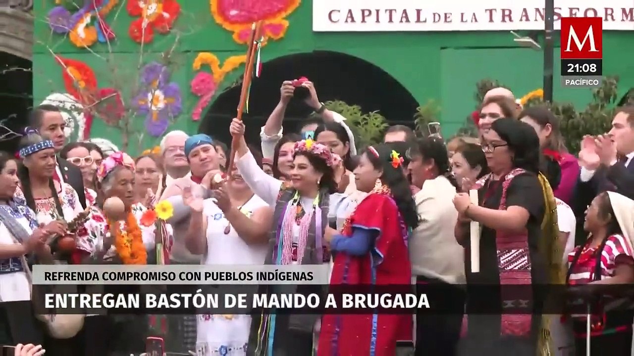Comunidades indígenas entregan Bastón de Mando...