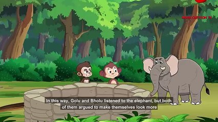 Intelligent Monkey _ English Moral Story _  English Story