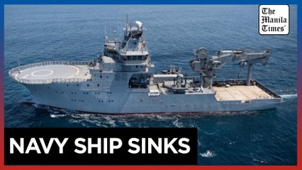 New Zealand navy ship sinks off Samoa, all 75 aboard safe