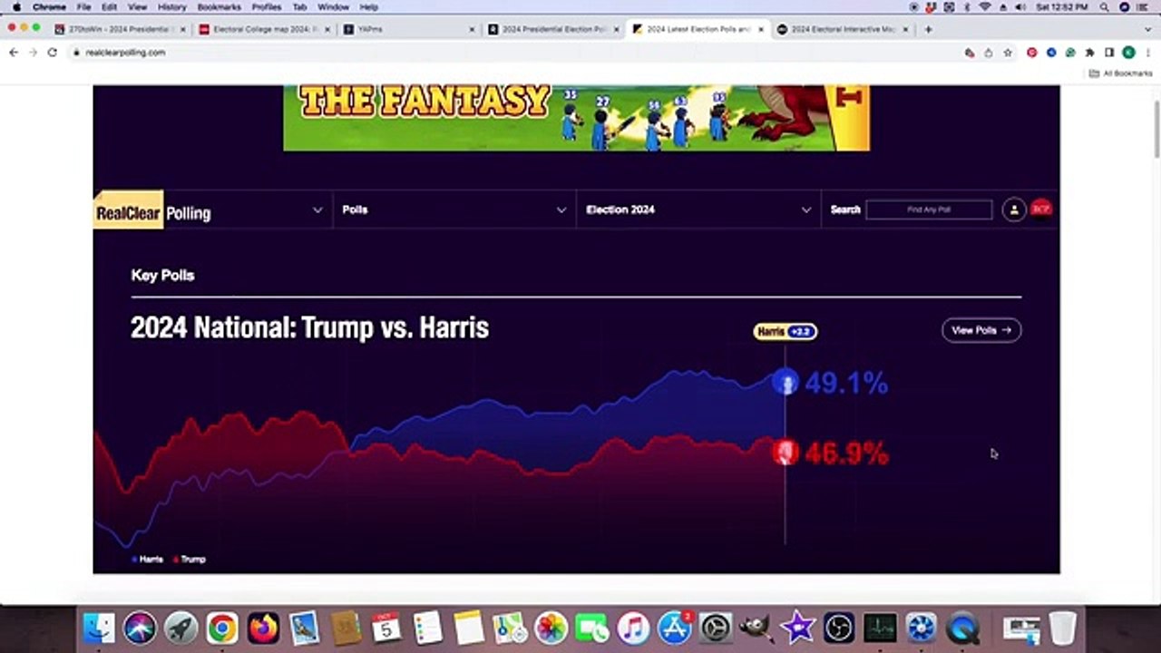 BREAKING NEWS !!! New Presidential ELECTION MAP 2024 Donald Trump vs Kamala Harris P
