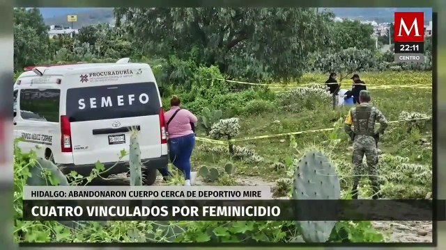Cuatro personas vinculadas a proceso por feminicidio en Hidalgo