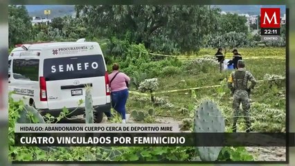 Cuatro personas vinculadas a proceso por feminicidio en Hidalgo