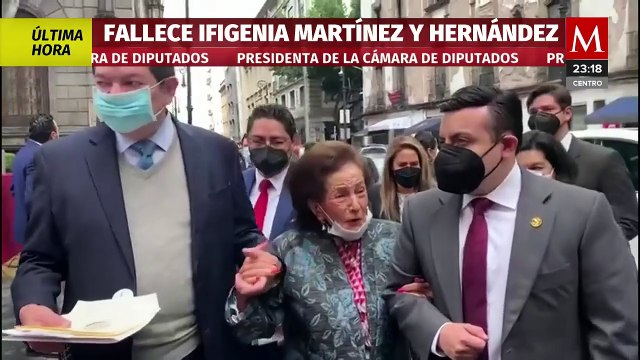 Ifigenia Martínez, pieza clave en la toma de protesta de Claudia Sheinbaum