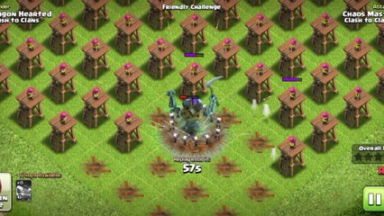 Max Witch Golem ⚔️ vs  Battalion of Archer Towers: Big Boys to the Rescue!