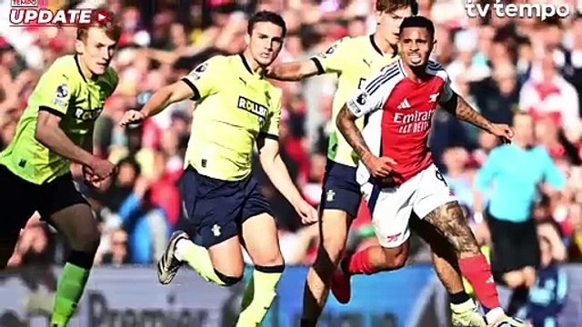 Arsenal vs Southampton Bukayo Saka Tampil Agresif, The Gunners Unggul 3-1