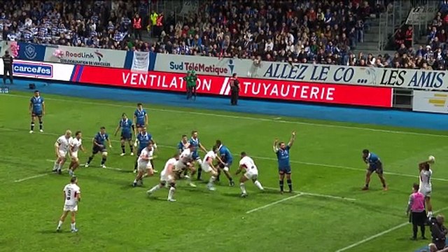 TOP 14 - Essai de Peato Mauvaka (ST) - Castres Olympique - Stade Toulousain