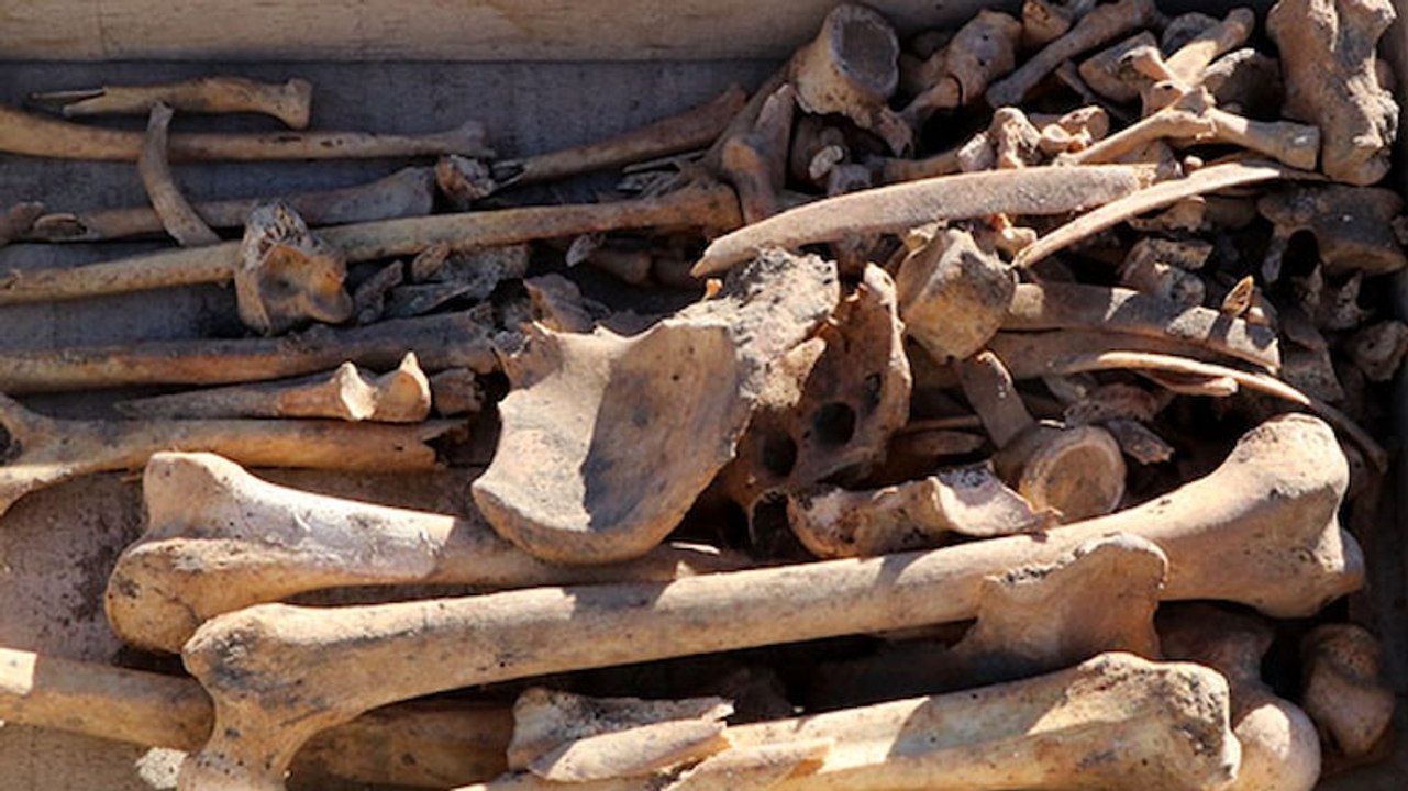 Hacılar Höyüğü'nde 5 bin yıllık iskelet bulundu