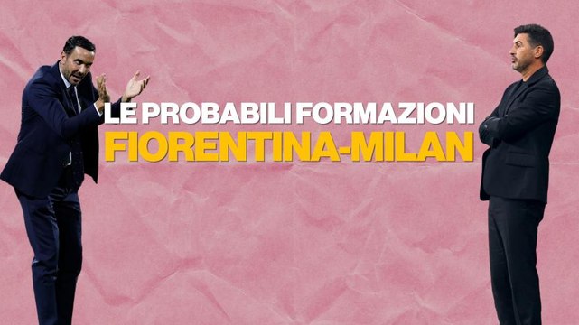 Fiorentina-Milan: le probabili formazioni di Palladino e Fonseca