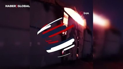 Sivas’ta korkutan yangın: 20 bin balya saman kül oldu