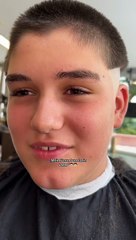 Einfach 5 Jahre älter geworden  #barber #friseur #buzzcut #shorthair #hairline #lineup #skinfade #