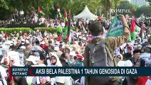 Unjuk Rasa 1 Tahun Genosida di Gaza, Massa Minta Pemerintah Perjuangkan Kemerdekaan Palestina