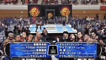 Kevin Knight, KUSHIDA, Tomoaki Honma, YOSHI-HASHI & Hirooki Goto vs Drilla Moloney, Clark Connors, Gedo, Gabe Kidd & David Finlay: NJPW Blue Justice XIV ~Blue Justice Shuen~ (October 6, 2024)