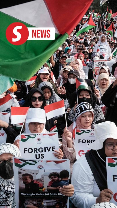 Indonesian protesters want immediate ceasefire in Middle East ahead of Oct 7 anniversary