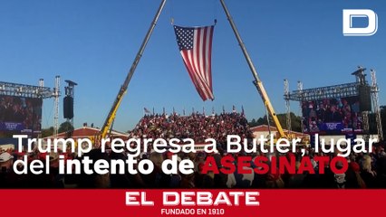 Trump regresa a Butler, lugar del atentado en julio, con Elon Musk a su lado: «Nunca me rendiré»