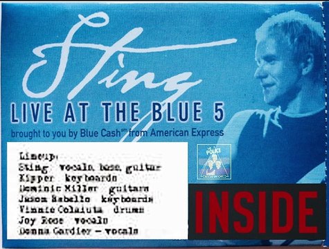 Sting - Inside - Live At The Blue 5 Chicago Grant Park - October 07 2003