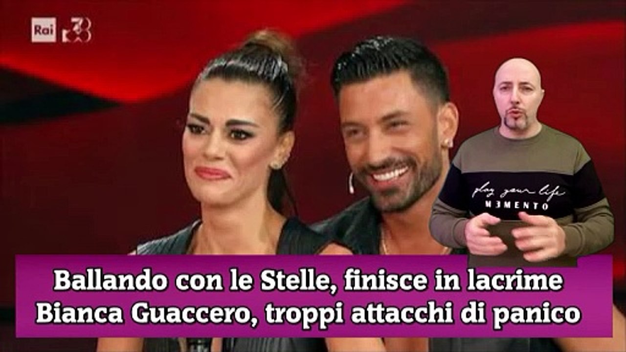 Ballando con le Stelle, finisce in lacrime Bianca Guaccero, troppi attacchi di panico