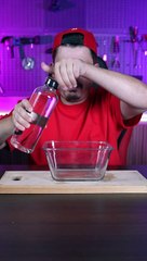 Method of making holes in the glass