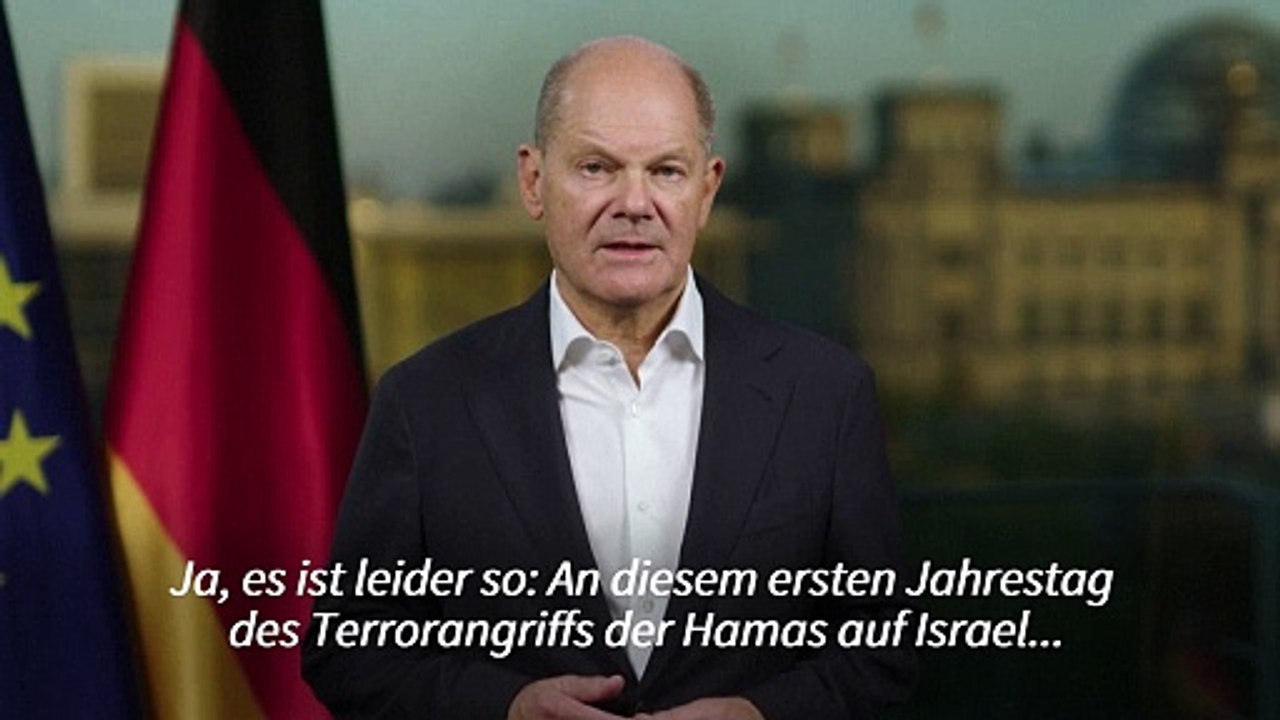 Scholz verurteilt 'Antisemitismus und blinden Israel-Hass'