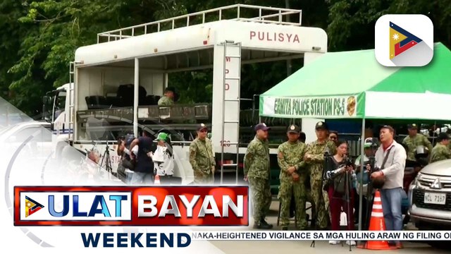 PNP Chief Marbil, inatasan ang mga pulis na paigtingin pa ang pagbabantay sa huling mga araw ng filing of COCs