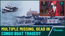 Video| Congo Boat Tragedy: 78 Dead, Multiple Missing After Overloaded Vessel Capsizes Near Kituku