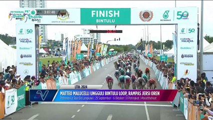 Matteo Malucelli ungguli Bintulu loop, rampas jersi oren