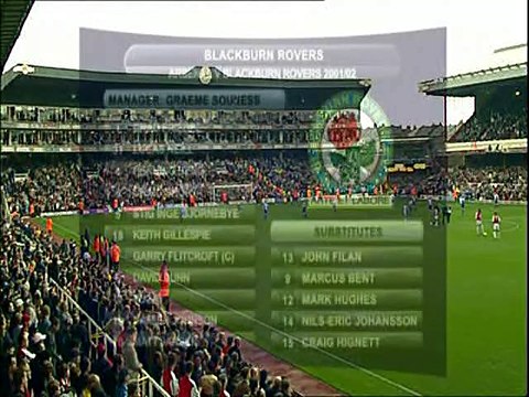 EPL 01/02 - Arsenal vs Blackburn Rovers