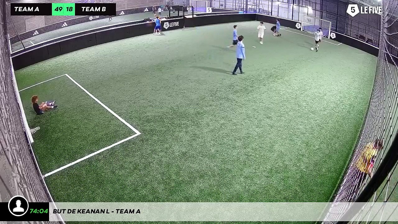 But de Keanan L - Team A