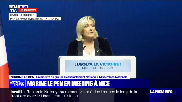 Pour Marine Le Pen, avec Bruno Retailleau et Didier Migaud, la sécurité des Français est en garde alternée