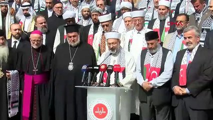 Taksim\'den Filistin için \'Barışa Çağrı\' mesajı