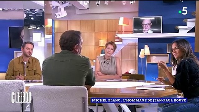 Jean-Paul Rouve se confie sur son défunt ami Michel Blanc dans l'émission C L'hebdo sur France 5, et sur ses angoisses.