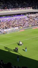 Romelu Lukaku acclamé par les fans d'Anderlecht après le Clasico