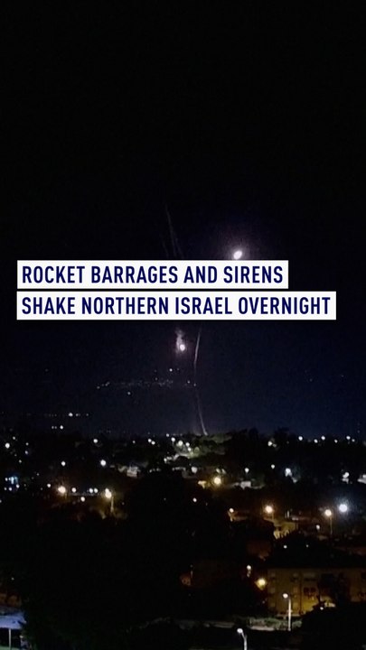 Rocket barrages and sirens rock Israel overnight