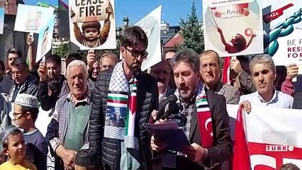 Türkiye Gazze için meydanlarda