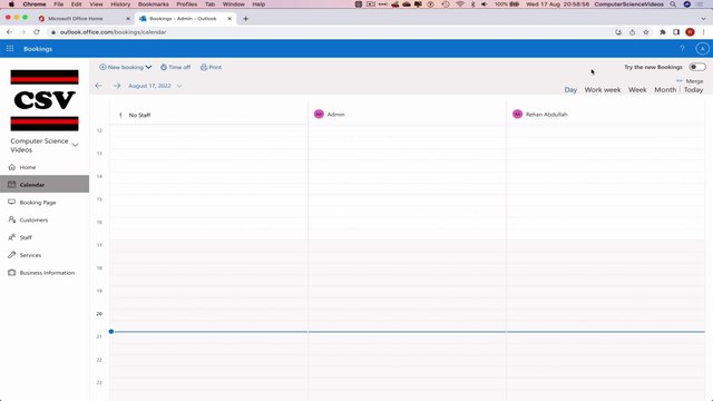 How to USE Microsoft Bookings for Office 365 On a Mac - Tutorial 8 - Switch to New Layout - New