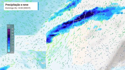 Semana muito chuvosa em Portugal devido à passagem de Kirk e várias frentes