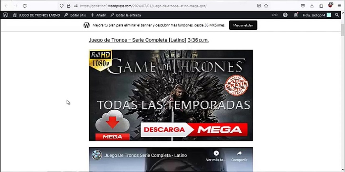 Juego De Tronos latino
