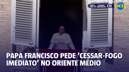 Download Video: Papa Francisco pede ‘cessar-fogo imediato’ no Oriente Médio