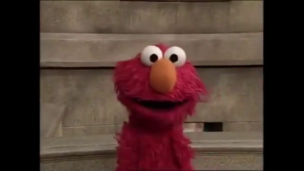 Sesame Street: Elmo Pretends that He's in the Wild West.