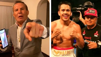 Julio César Chávez arremete contra Misael Rodríguez y Robert García tras cancelar pelea ante su hijo Omar: "Par de cul..."