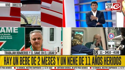 Choque múltiple en Puente La Noria: habló Alberto Crescenti