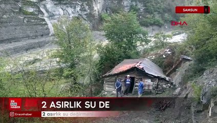 Samsun'da 2 asırlık su değirmeni halen hizmet veriyor