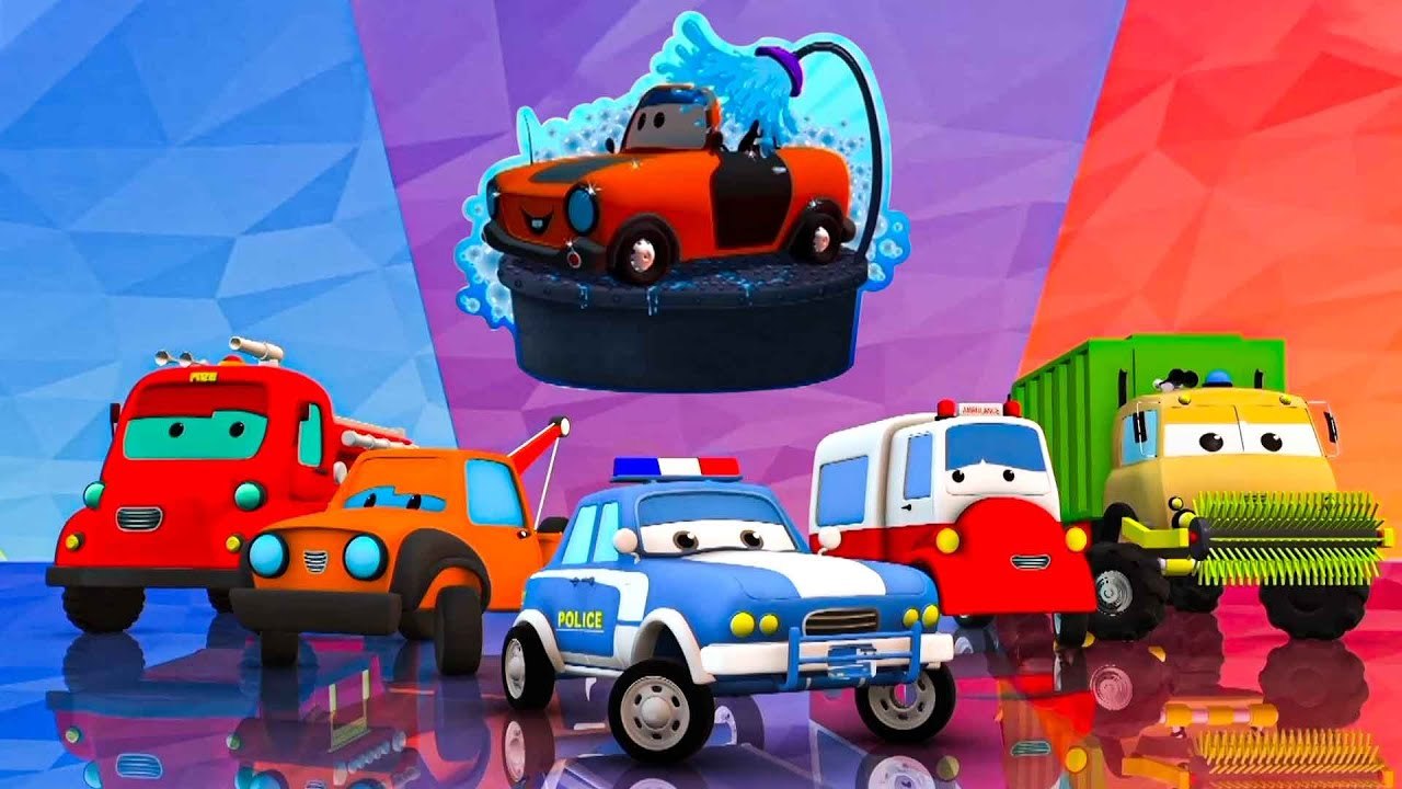 Road Rangers - Go To Car Wash & More Car Cartoons For Children - video ...