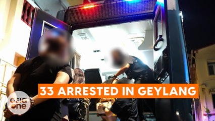 Police operation in Geylang: 33 women nabbed for offering 'companionship' to men at coffee shop