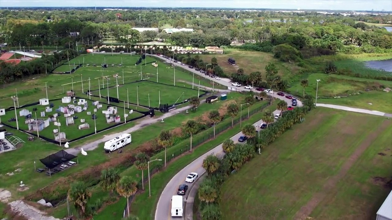 Hurrikan "Milton": Bewohner in Florida bringen sich in Sicherheit