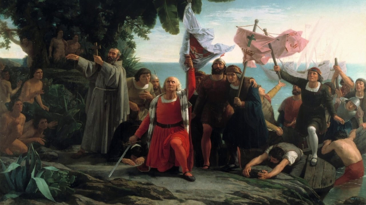 Cristóbal Colón anuncia el descubrimiento de América (1493)
