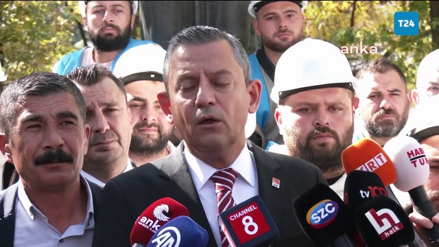 Özgür Özel, Fernas Madencilik işçilerini ziyaret etti: Bu yaşananlara hak veren, kul hakkı yemeye hak verir!