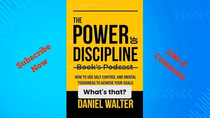 The Power of Discipline by Daniel Walter Audiobook | Book Summary in English #bookpodcast #audiobook