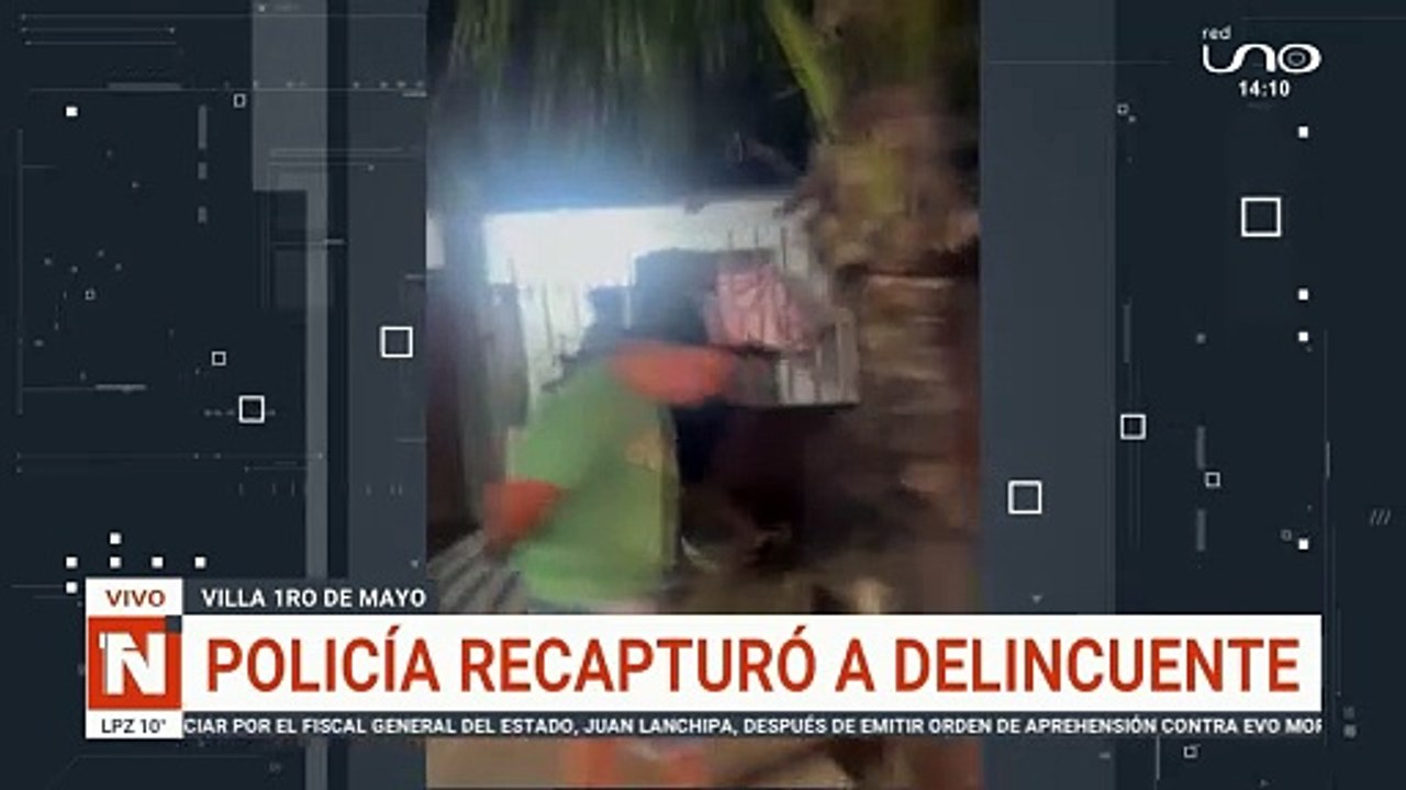 RESCATAN A DELINCUENTE