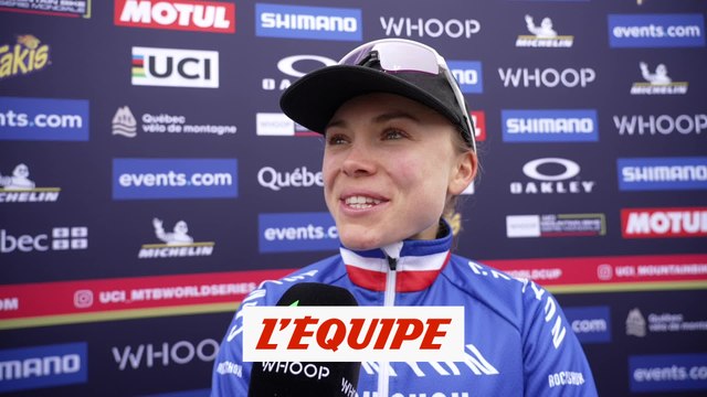 Lecomte : «J'ai vraiment pris énormément de plaisir» - VTT - CM (F)